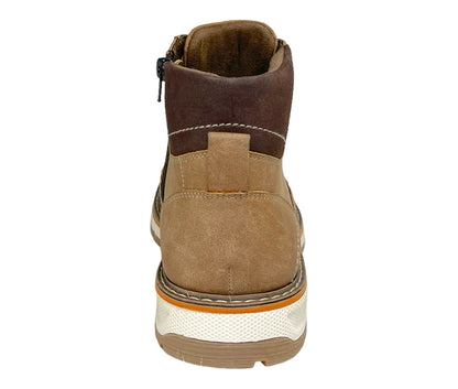 Breathable Microfiber Linings in Grady Tan Rugged Casual Shoes