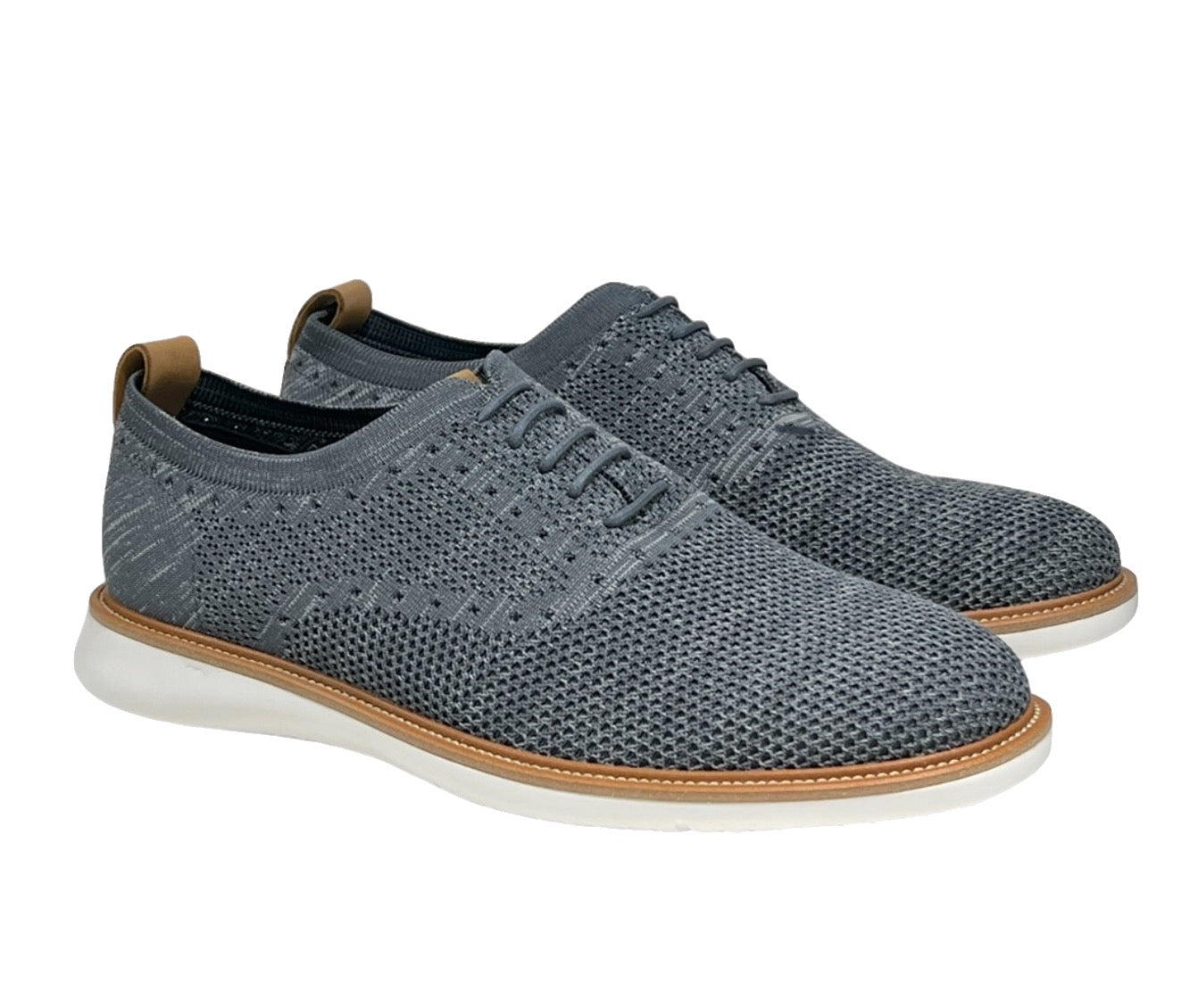 Shiloh Gray Shoes- Modern Oxford