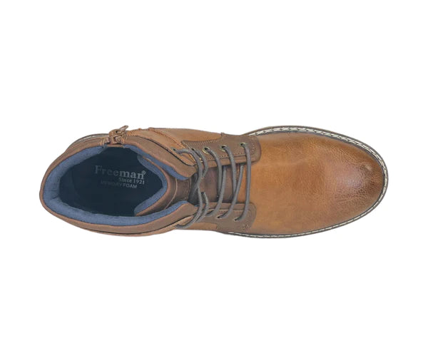 Grady Tan Faux Leather Shoes