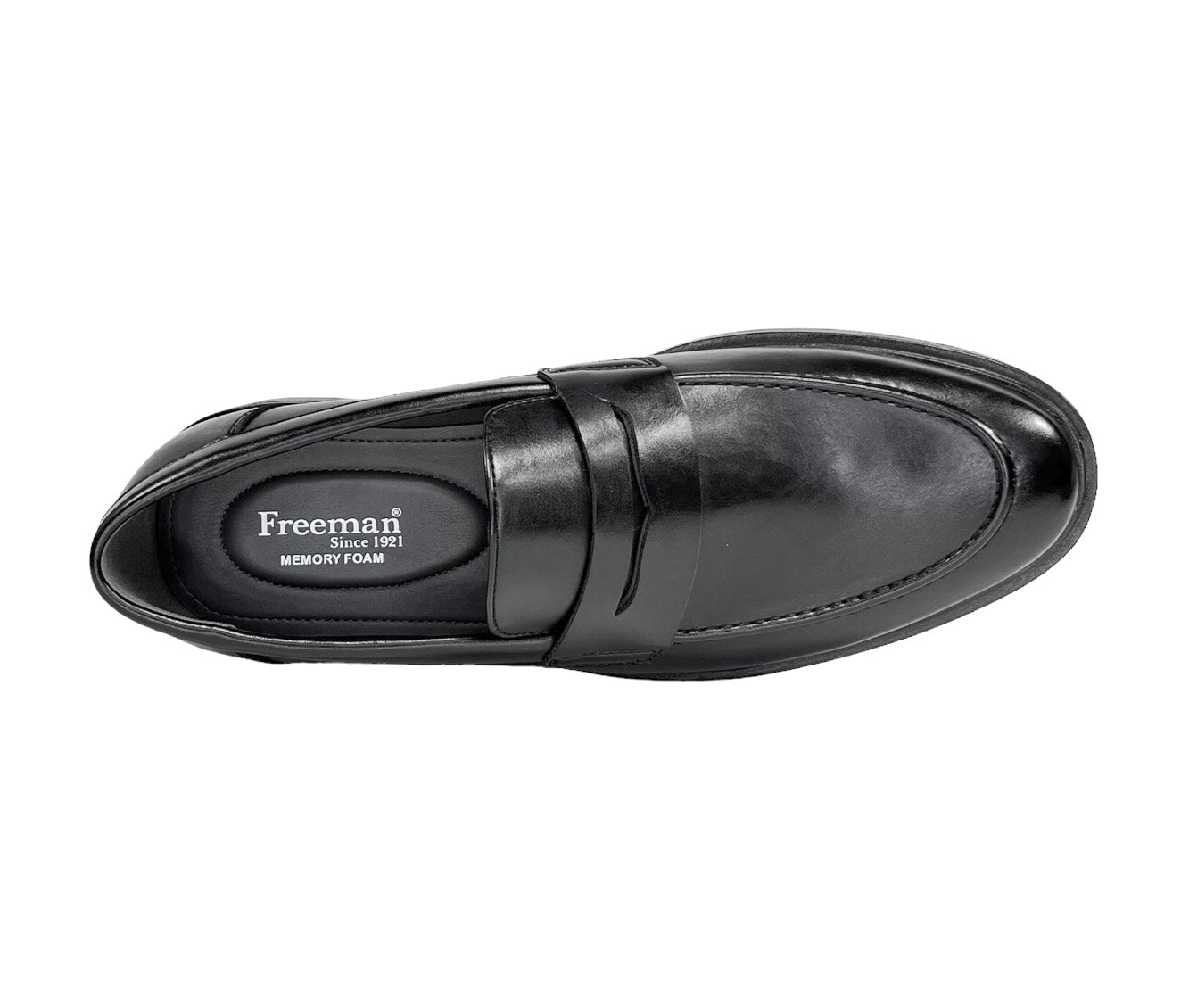 Ryan Black Loafer Top View